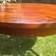 Table ronde extensible vintage