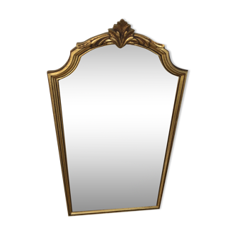 Gilded mirror French baroque style l44, 5 X h80 cm