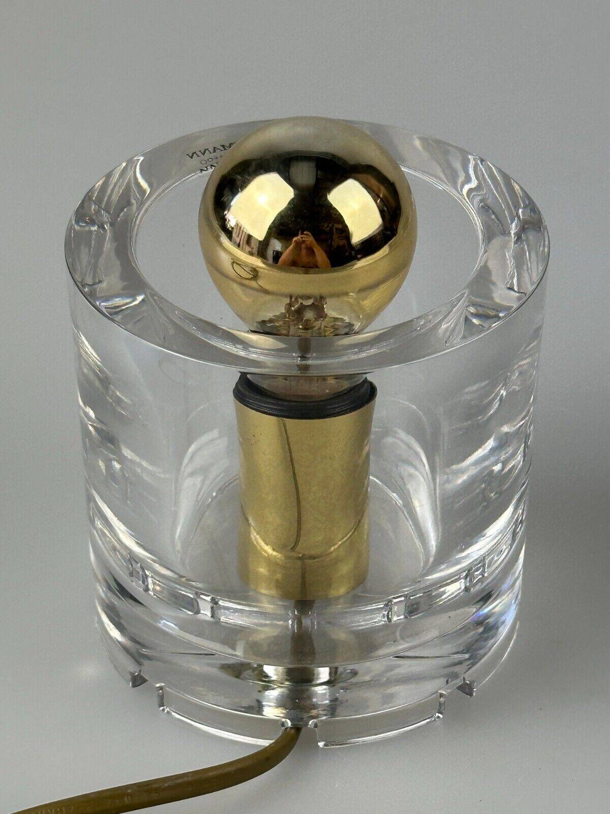 60s 70s table lamp Nachtmann Leuchten Germany Ice Cube Space Age design