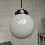 Suspension boule opaline