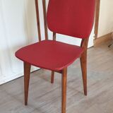 Red vintage chair