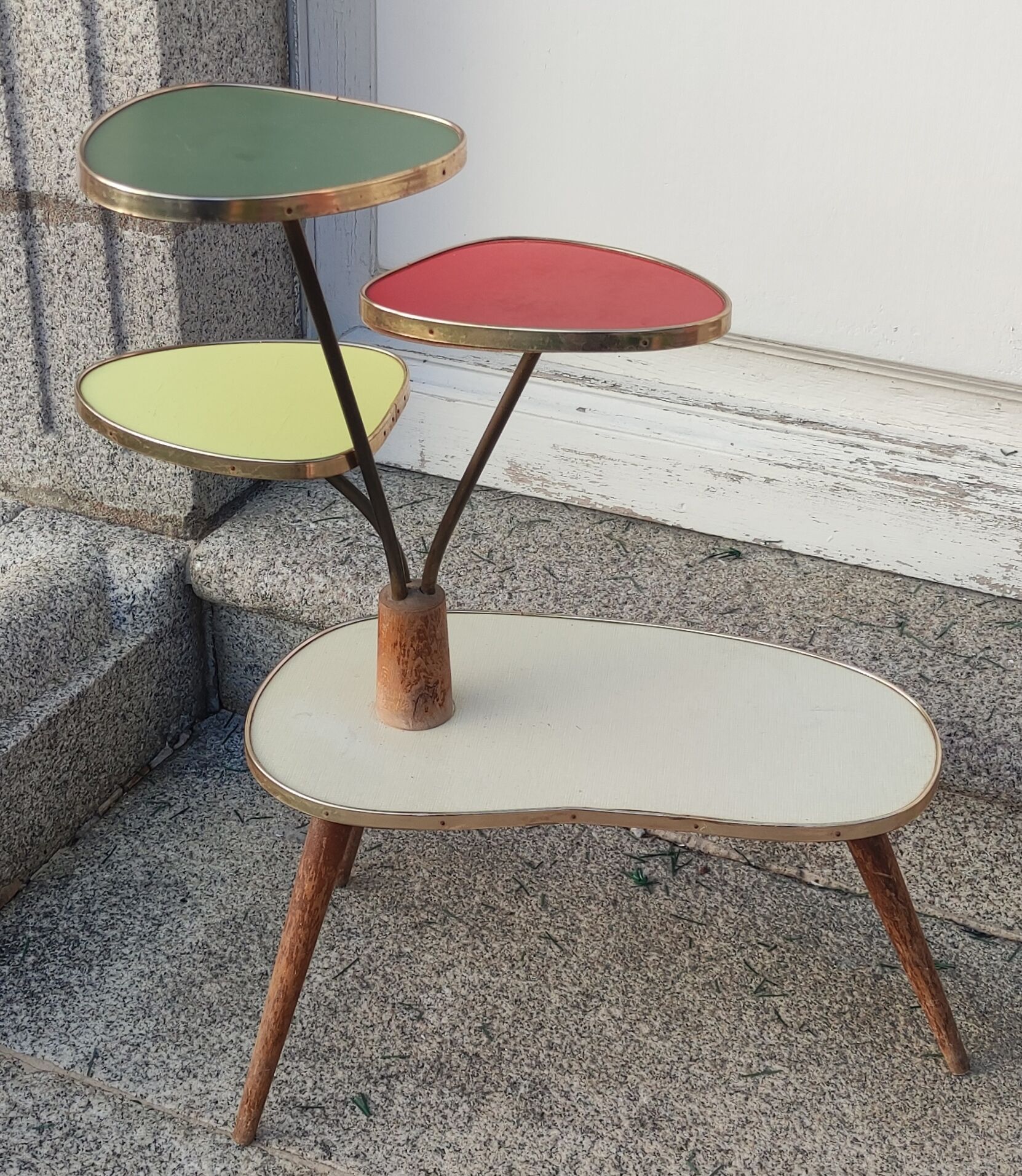 1950s tripod plant holder