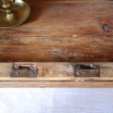 Old country window in walnut