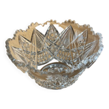 Bohemian crystal fruit bowl