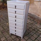 8-drawer storage unit, 1930s