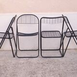 Four metal garden chairs Ikéa 80