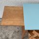 Vintage desk compass feet 1950 and its Baumann chair