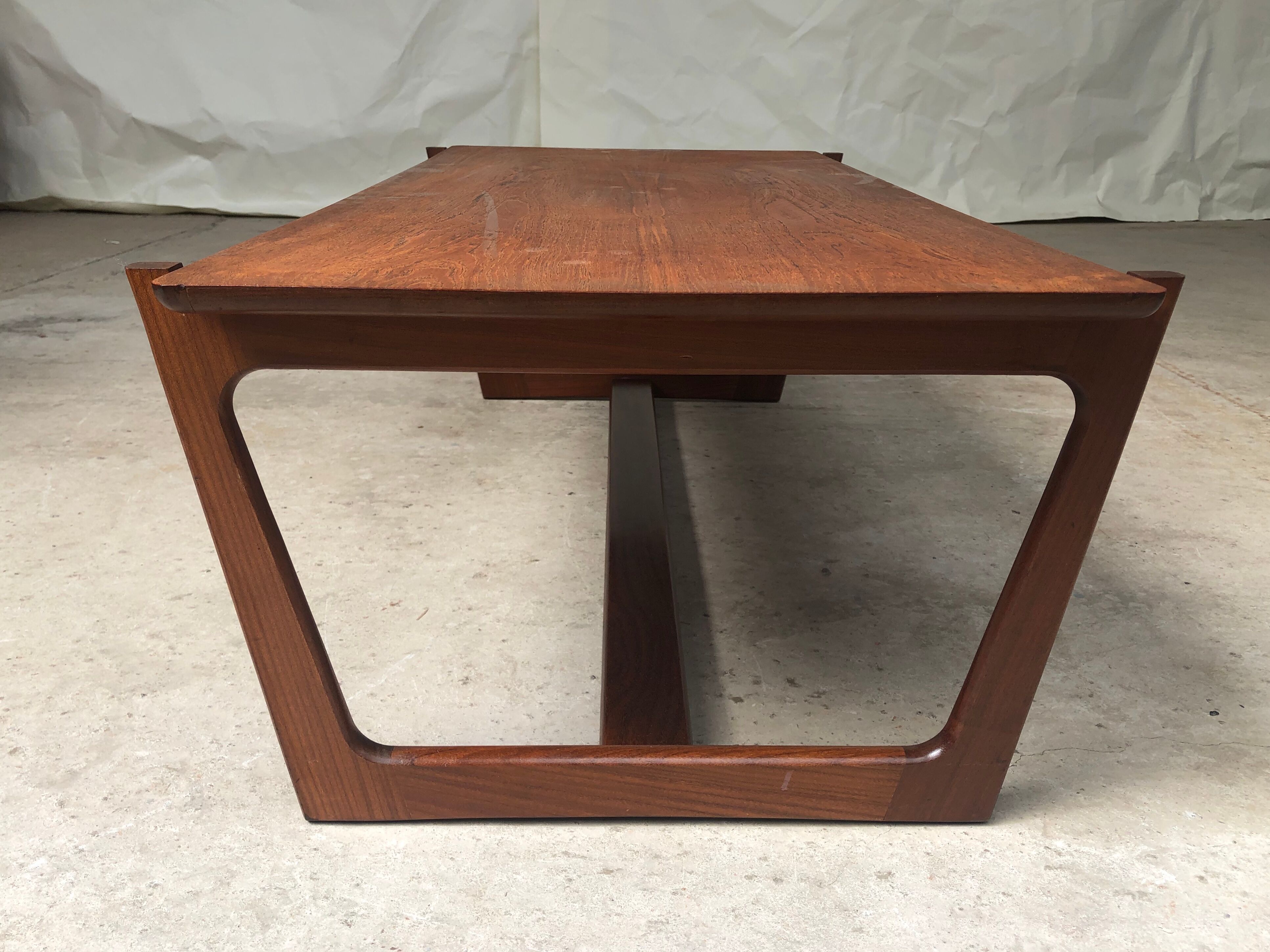 Vintage mid century  teak coffee table