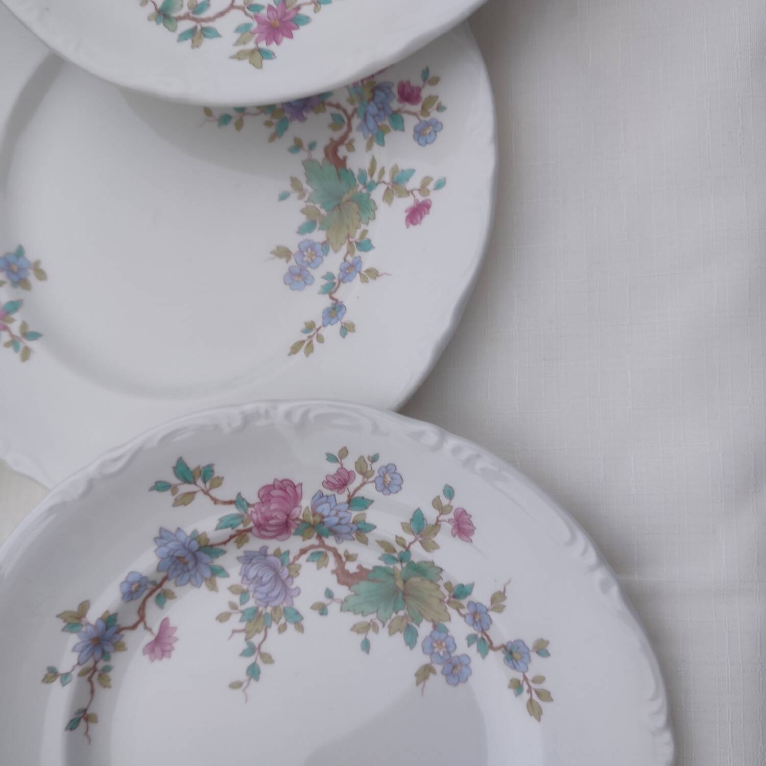 4 dessert plates Pontesa Porcelain Royal of Spain
