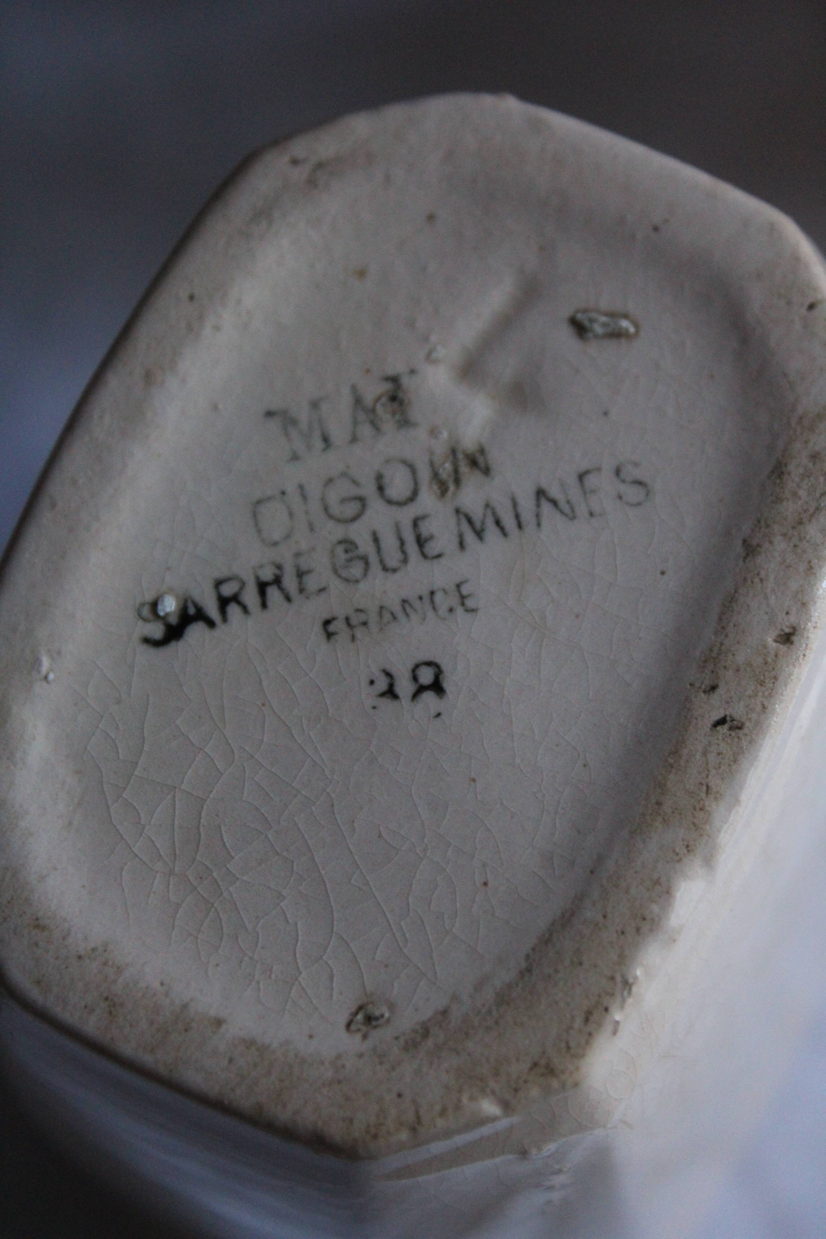 Series of spice pots Mai Digoin Sarreguemines France