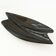 Verceram vintage 1960s black pearlescent ceramic fruit bowl