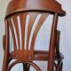 Vintage Bentwood Dining Chair: Thonet Style Fan Backrest, 1970s Irish Pub