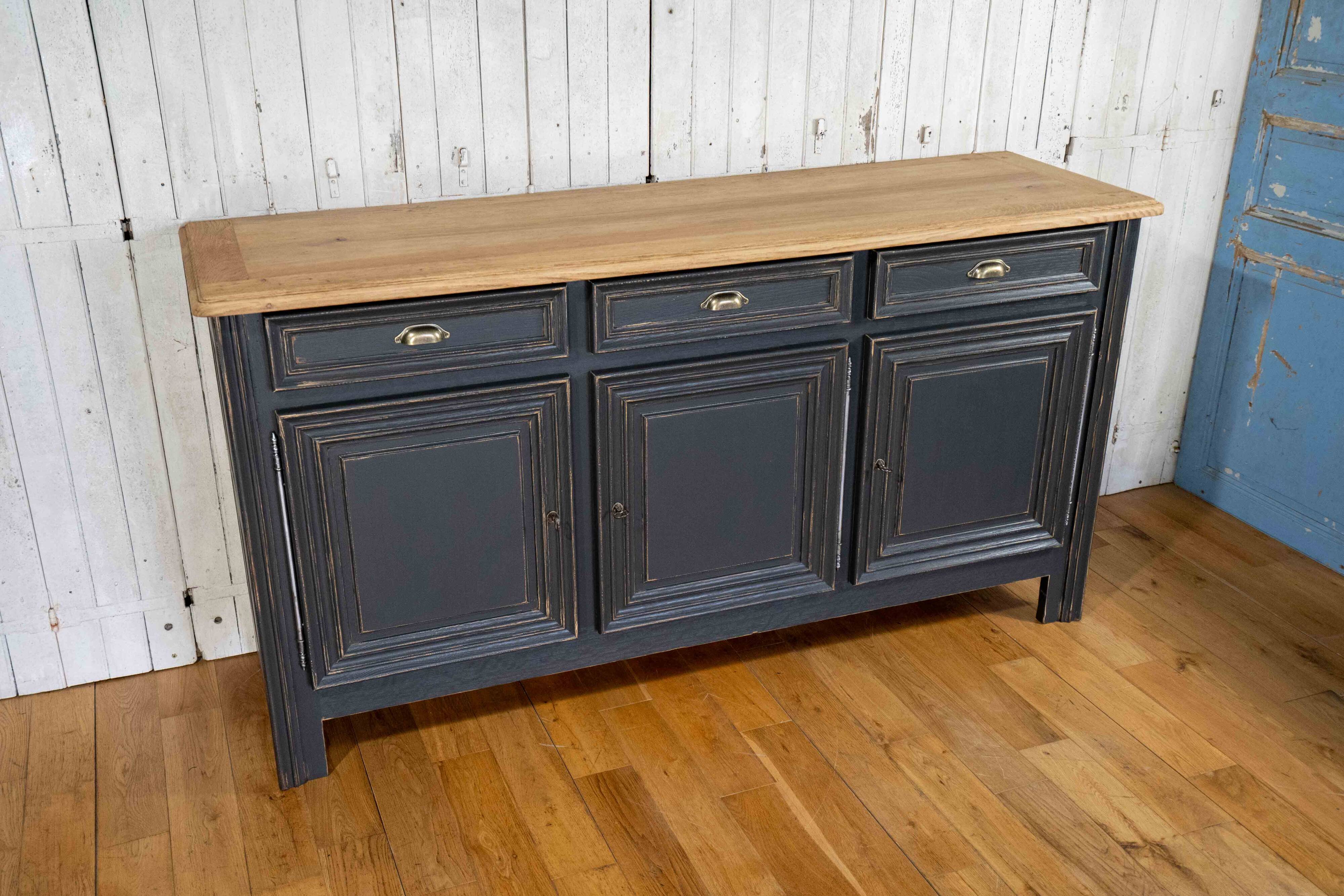 Restored solid oak enfilade