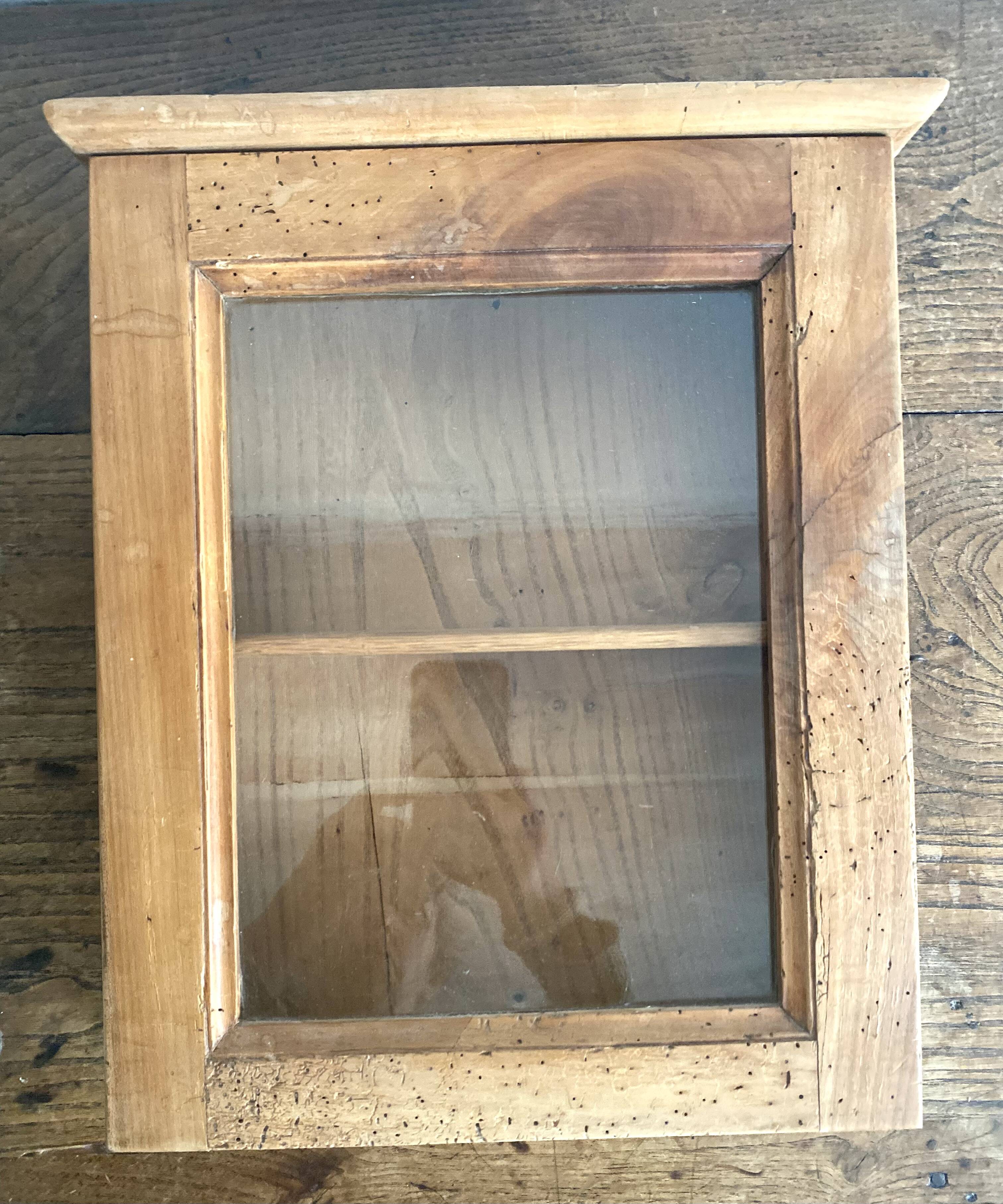 Wall cabinet, old display case