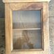 Armoire murale, vitrine  ancienne en bois