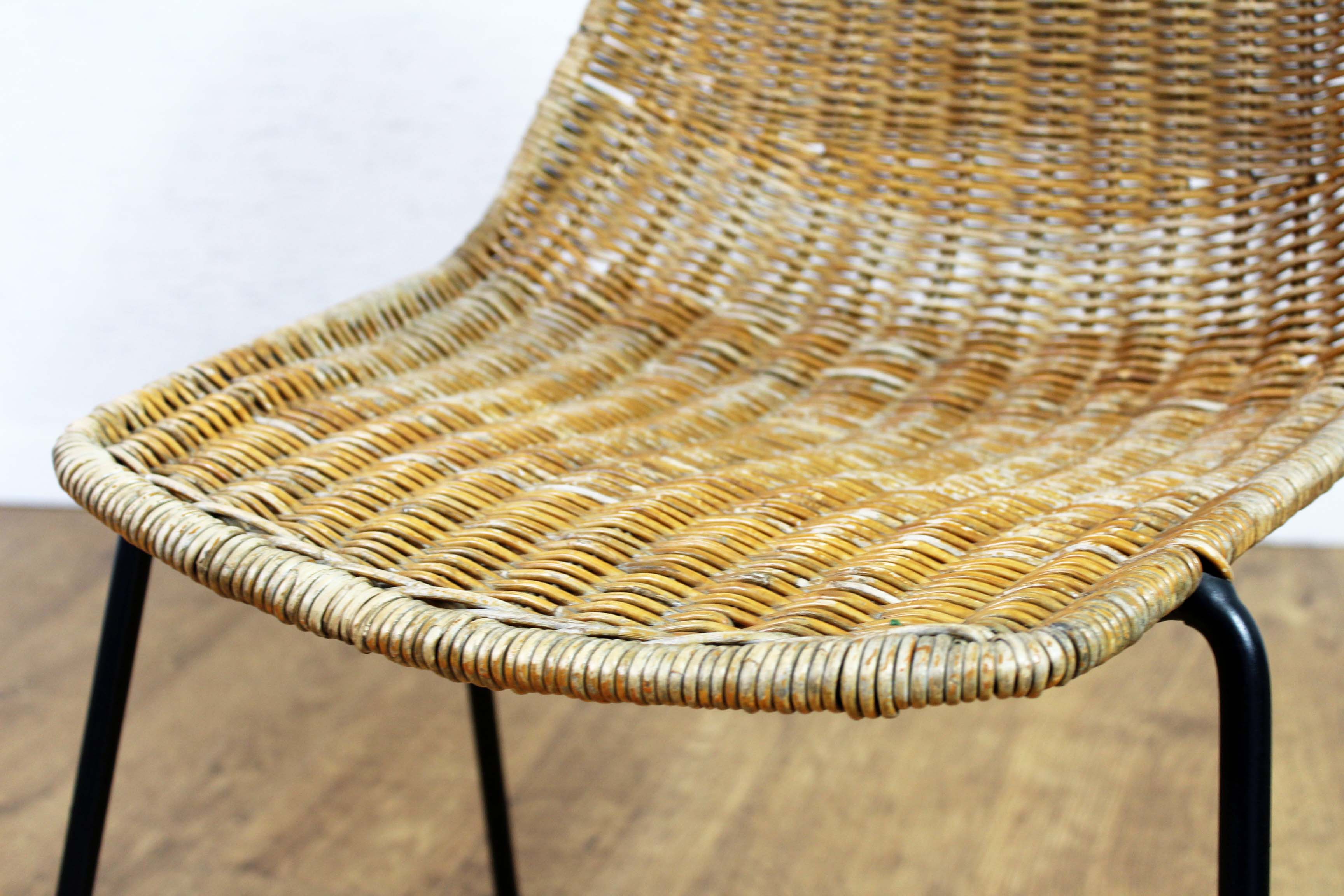 Chaise "Basket" par Gian Franco Legler