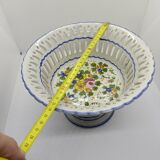 Faience fruit cup