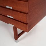 Teak desk, Danish design, 1970s, manufacturer: Eigil Petersens Møbelfabrik