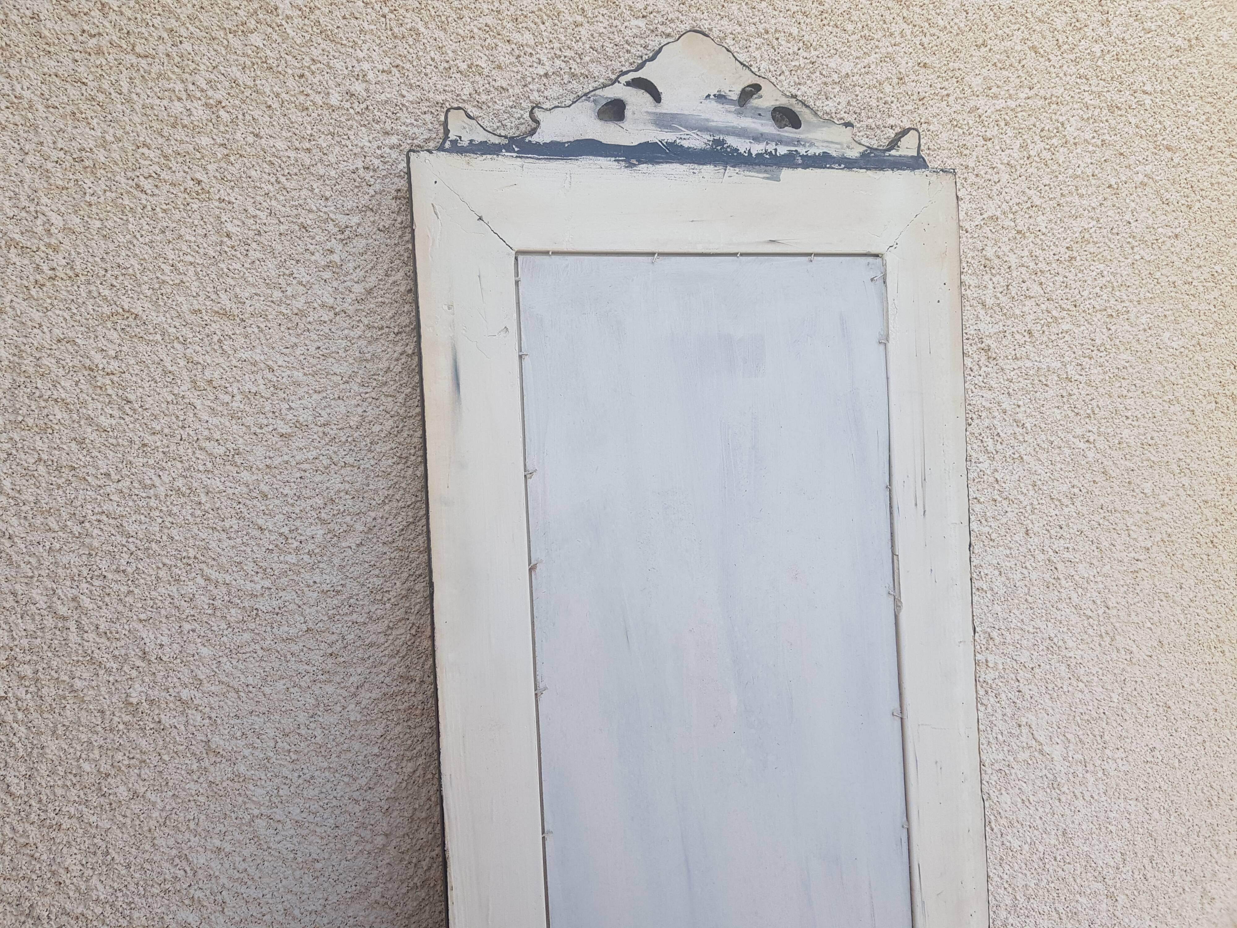 Black empire style mirror