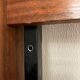 Vintage 1960s hallway cabinet with coat rack and shoe storage.