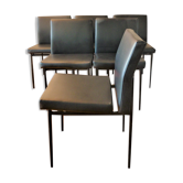 6 chaises de Robert Magnat, modèle "La Turbie", 1960