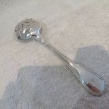 Christofle silver-plated ice cube serving spoon with pearl decoration