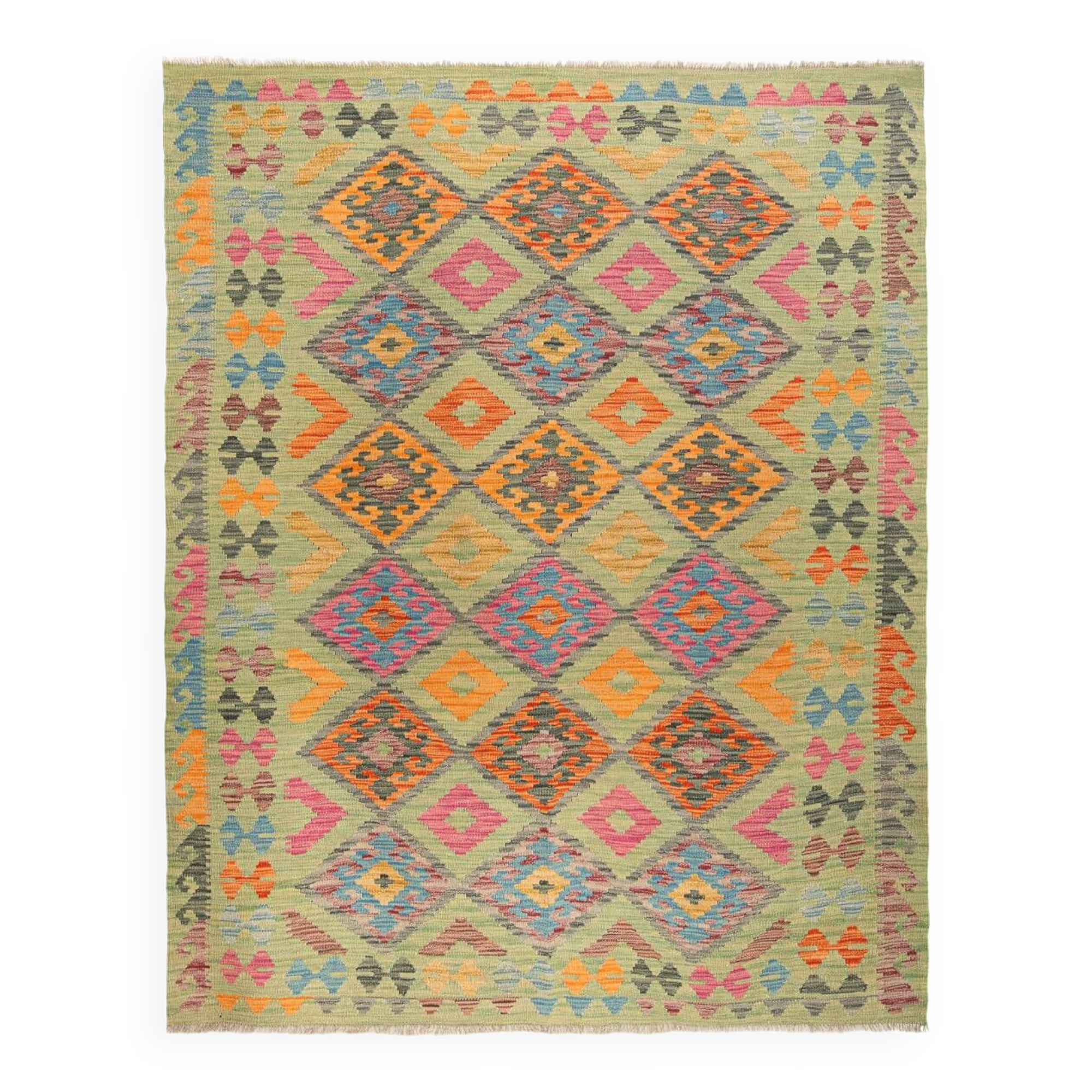 Pashtun Afghan kilim 204 x 158 cm