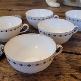 5 fine porcelain cups