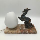 Art deco doe nightlight lamp