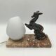 Art deco doe nightlight lamp