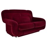 Two-seater canapé, rare from the 1970s, Italy.