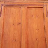 Front door and its frame, translucent glass windows, early 20th century
