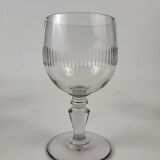 6 water glasses Cristallerie de Portieux XIXeme