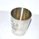 ERCUIS Rocaille silver-plated engraved metal cup/tumbler