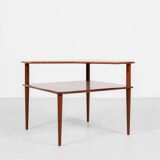 Midcentury Danish corner table in teak by Peter Hvidt & Orla Mølgaard-Nielsen for France & Søn