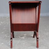 Porte-revues et console en acajou