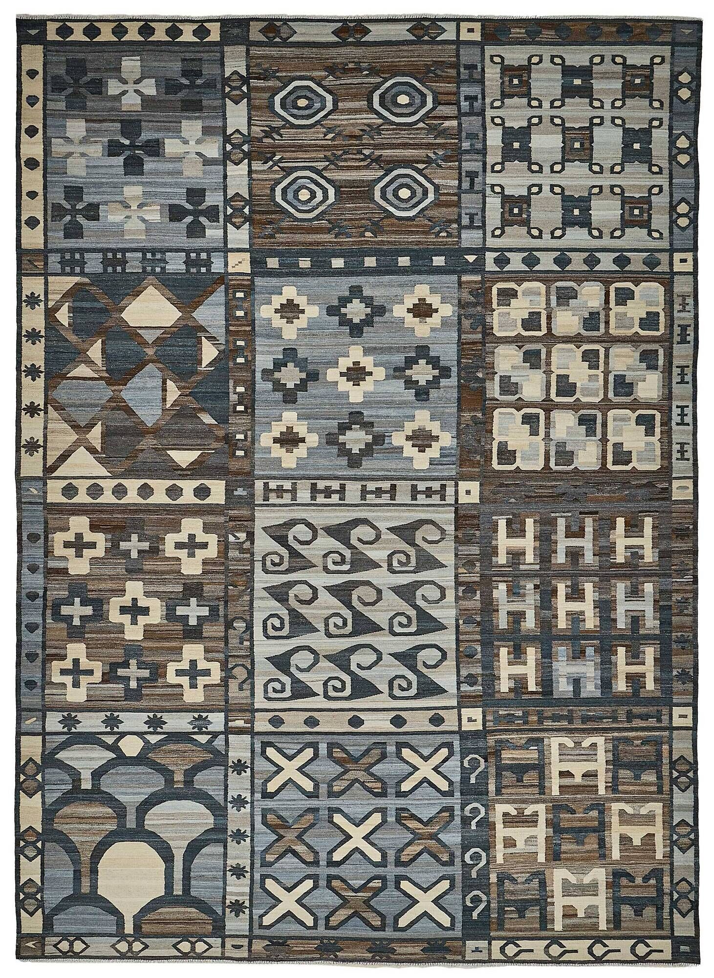 Contemporary Tribal Decorative Kilim 313 cm x 428 cm