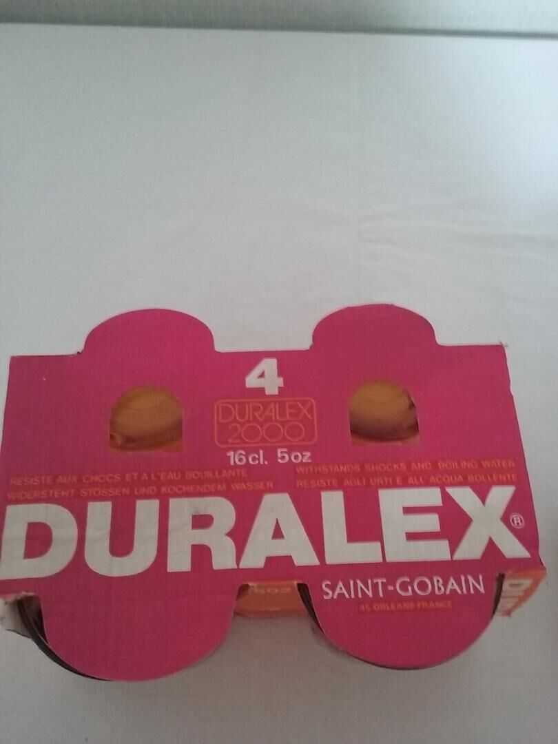 Duralex glasses in amber glass 70