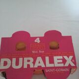 Gobelets Duralex en verre ambré année 70