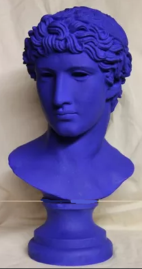 Bust apollo greek roman design