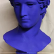 Bust apollo greek roman design