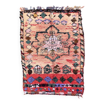 Colorful Boujad Moroccan rug - 148 x 215 cm