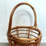 Vintage bamboo and rattan worker