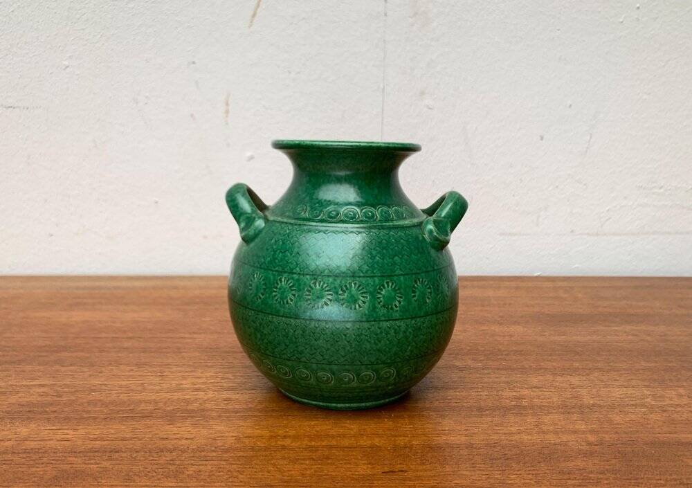 Mid-century German studio pottery vase by Wilhelm Kagel, Partenkirchen, 1960s.