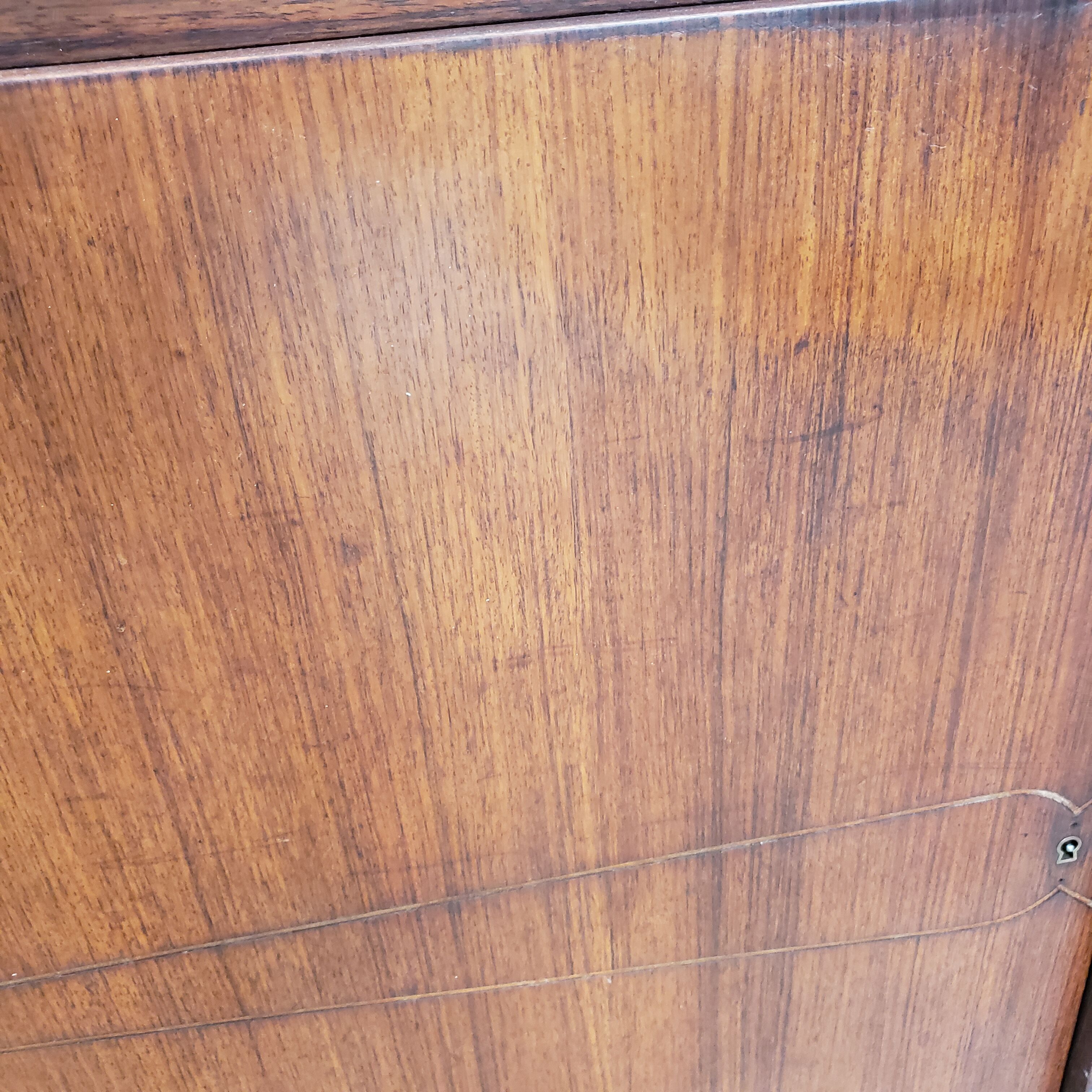 Enfilade art deco in vintage rosewood