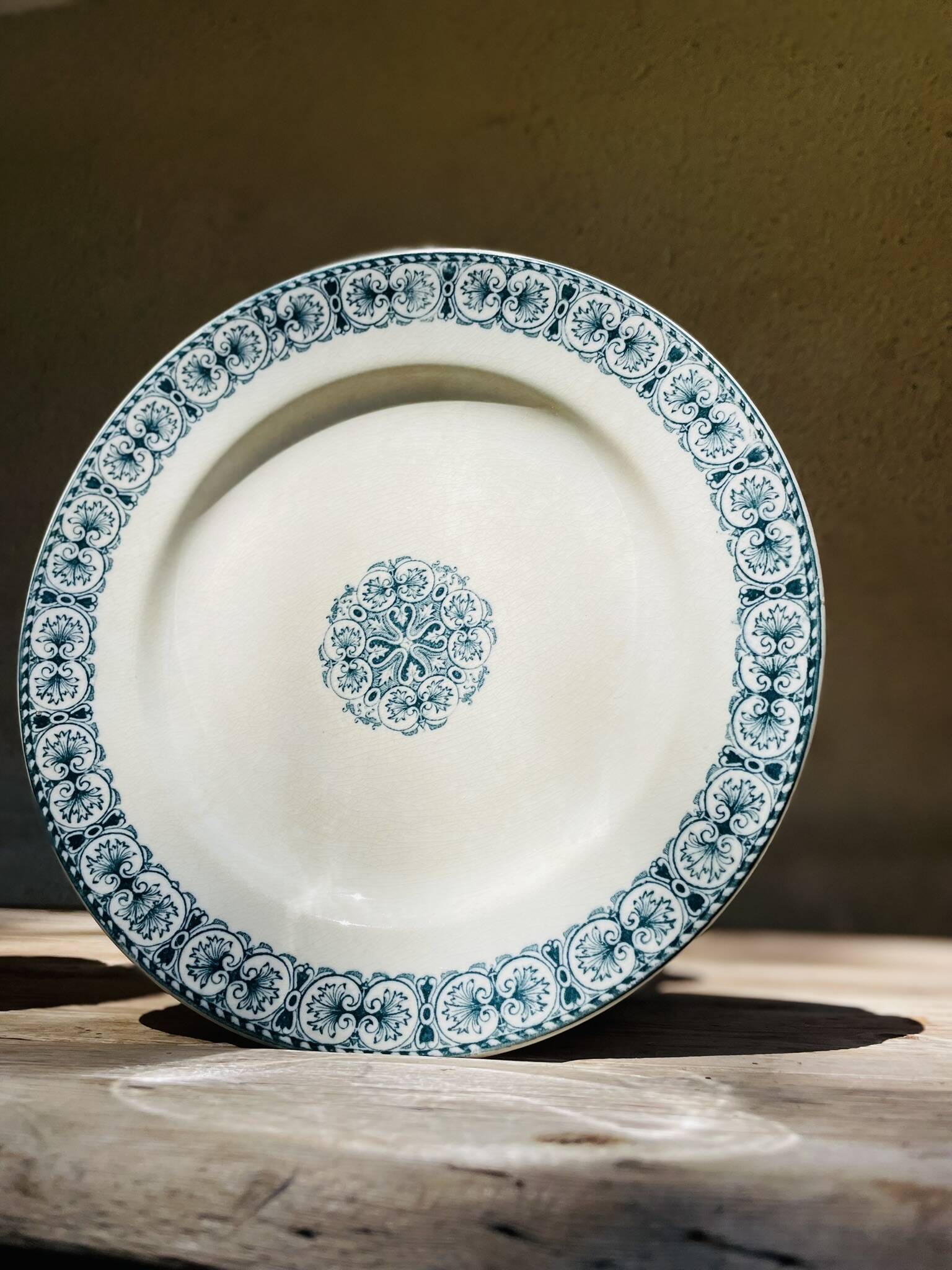 2 flat iron earth plates Jules Vieillard Bx