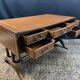 Grand bureau anglais en acajou de style Regency