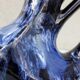 Vase en céramique bleue Vallauris