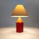 Lampe crayon 1980 rouge