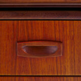 Restored teak bureau desk